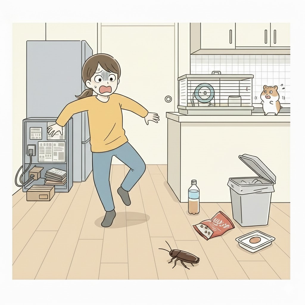 ハムスターに安全なゴキブリ対策！殺虫剤は使える？ペットを守る駆除方法を徹底解説